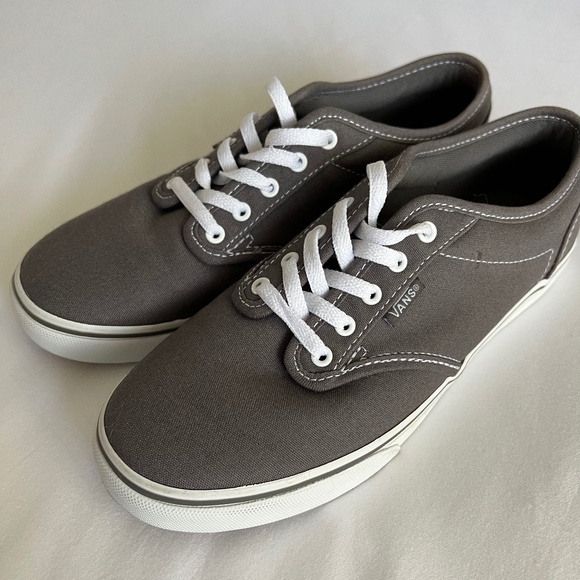 Vans Off the Wall Grey/Gray Lace-Up Sneakers, Brand new, Size US 7 - Picture 3 of 11